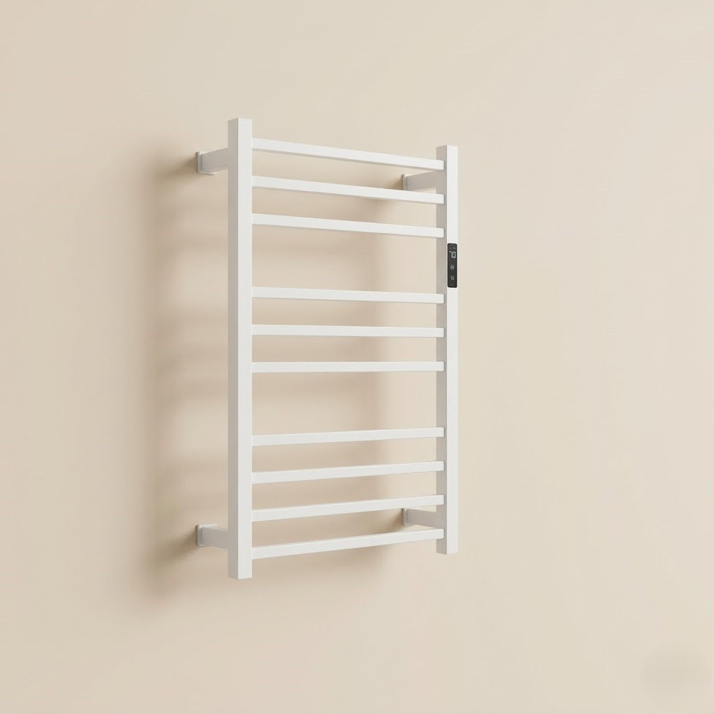 Porte-serviette Chauffant Électrique Mural - Acier Inox 304 - Programmable & Intelligent