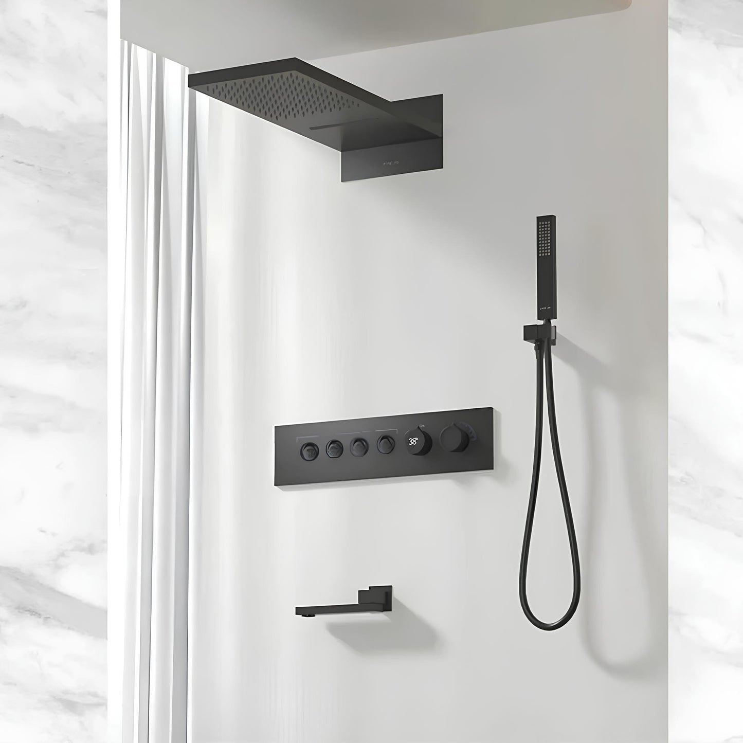 Colonne de Douche Encastrable LED