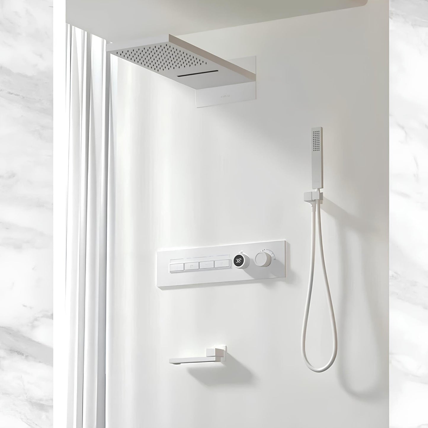 Colonne de Douche Encastrable LED