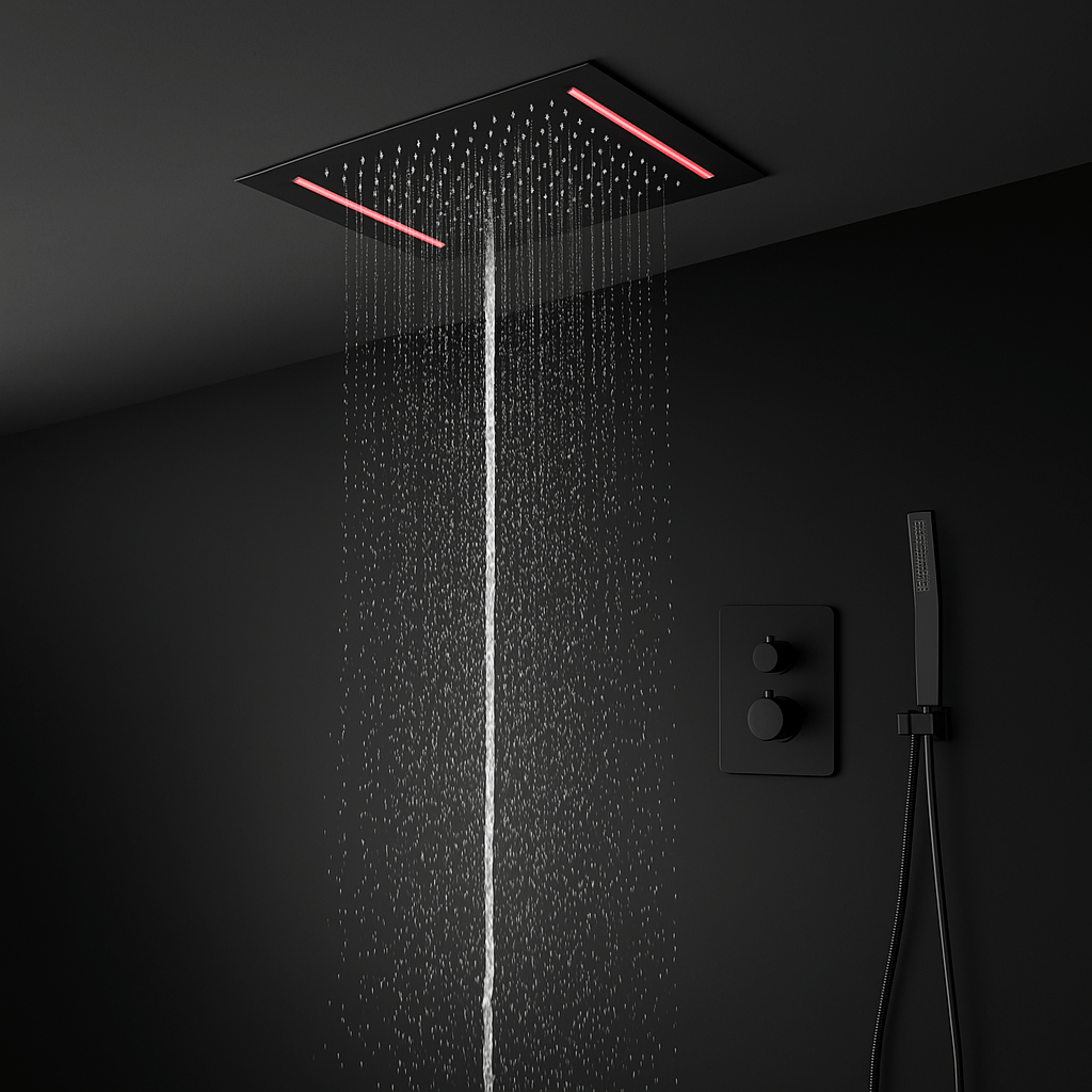 Colonne de Douche Encastrable Plafond LED