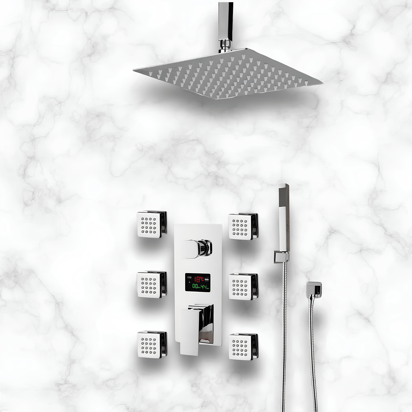 Colonne de Douche Hydromassante LED
