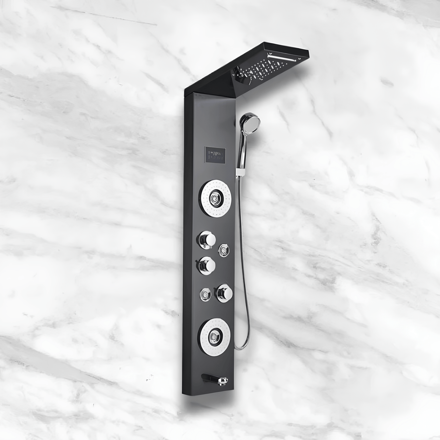 Colonne de Douche Hydromassante LED 6 Modes et Affichage Digital