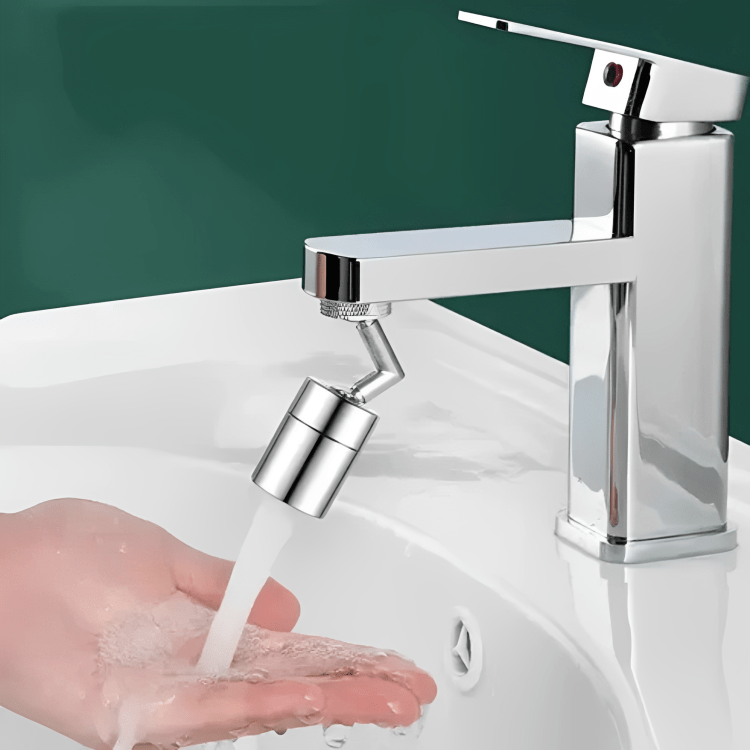 Extension robinet 720° rotatif – Adaptateur anti-éclaboussures