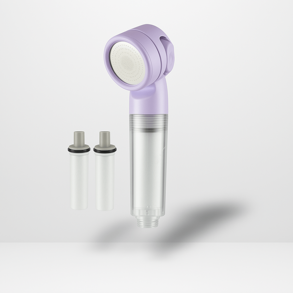 Mini pommeau de douche anti calcaire - Eau pure et pression optimale