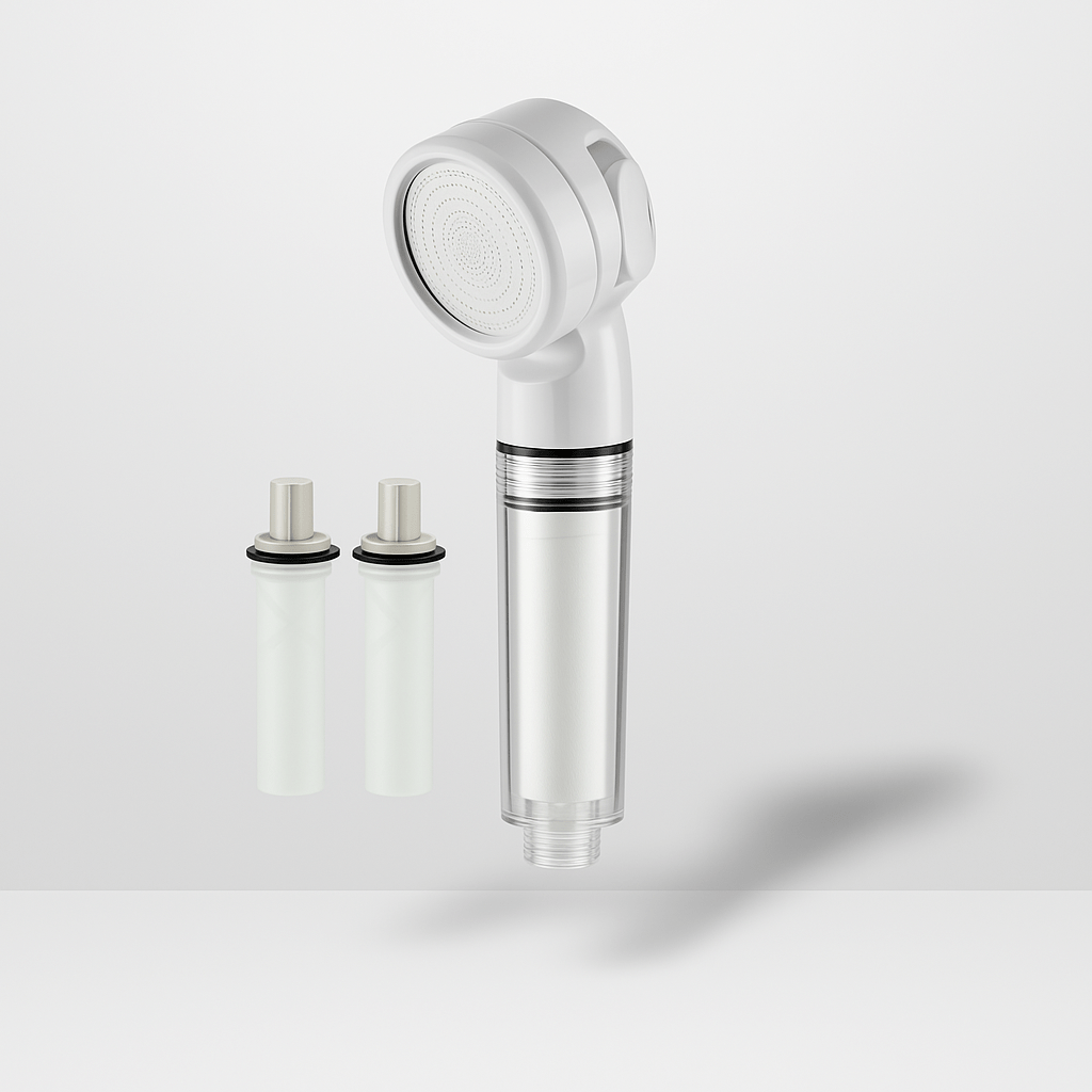 Mini pommeau de douche anti calcaire - Eau pure et pression optimale