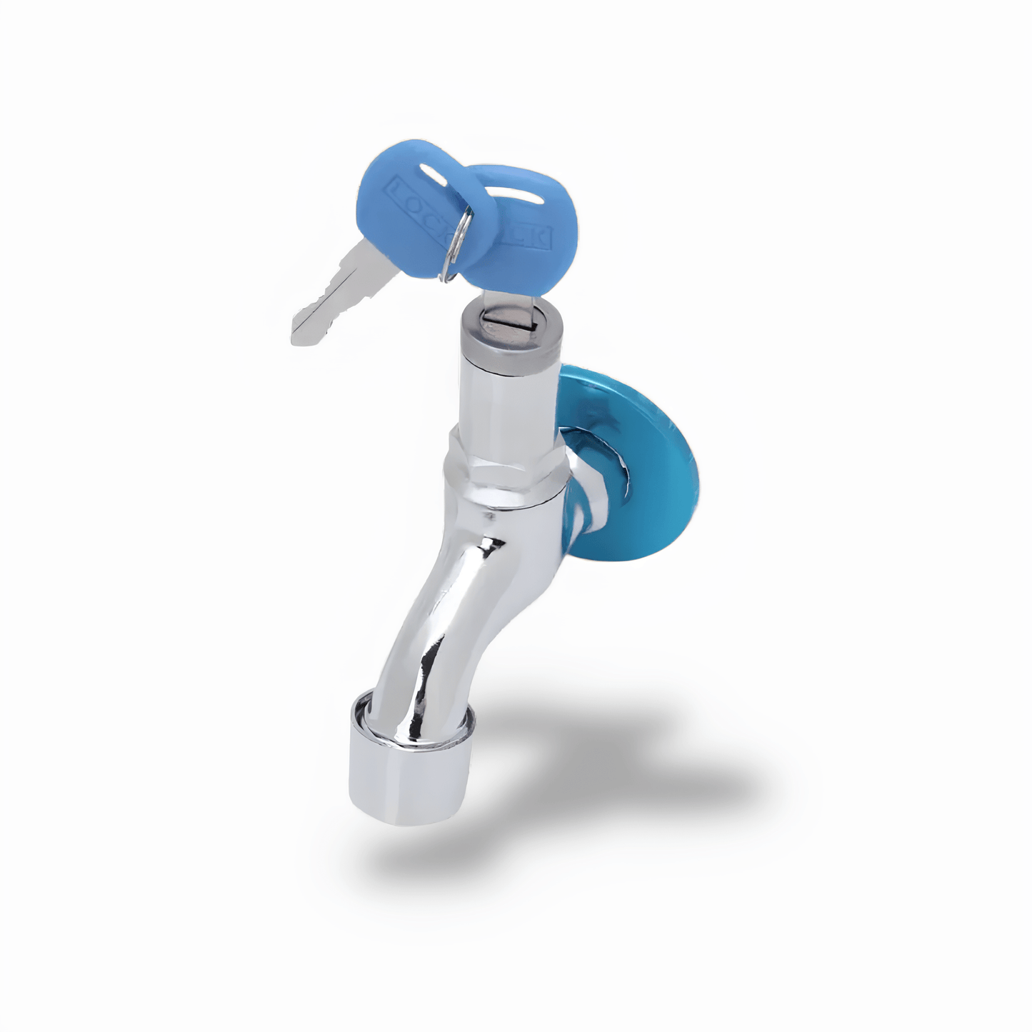Robinet antivol G1/2" en laiton avec clé – Fixation murale extérieure