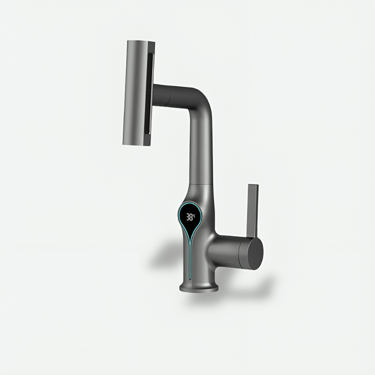 Robinet cascade avec affichage température – robinet digital salle de bain