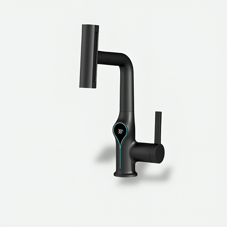 Robinet cascade avec affichage température – robinet digital salle de bain