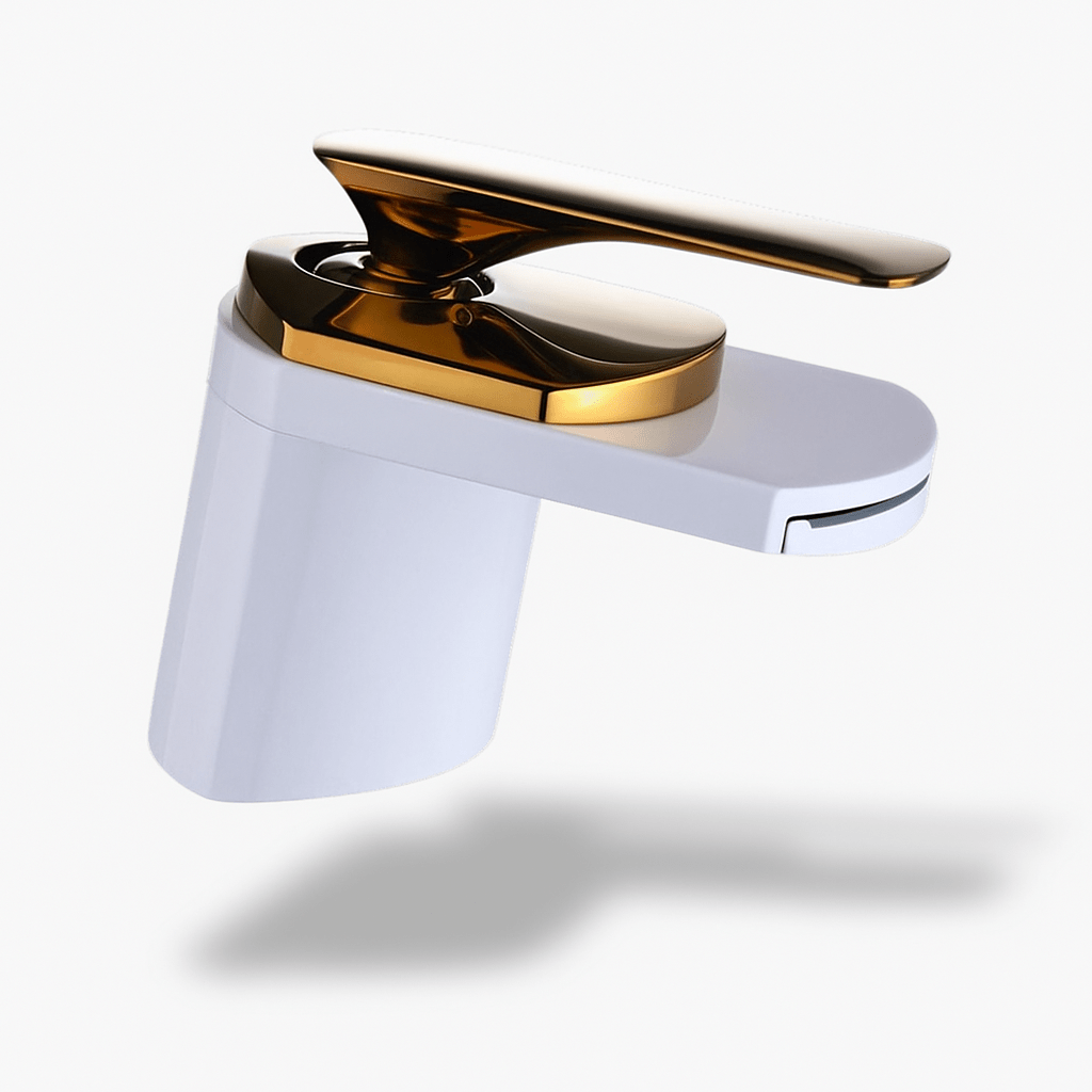 Robinet cascade doré – Robinet de lavabo en laiton poli