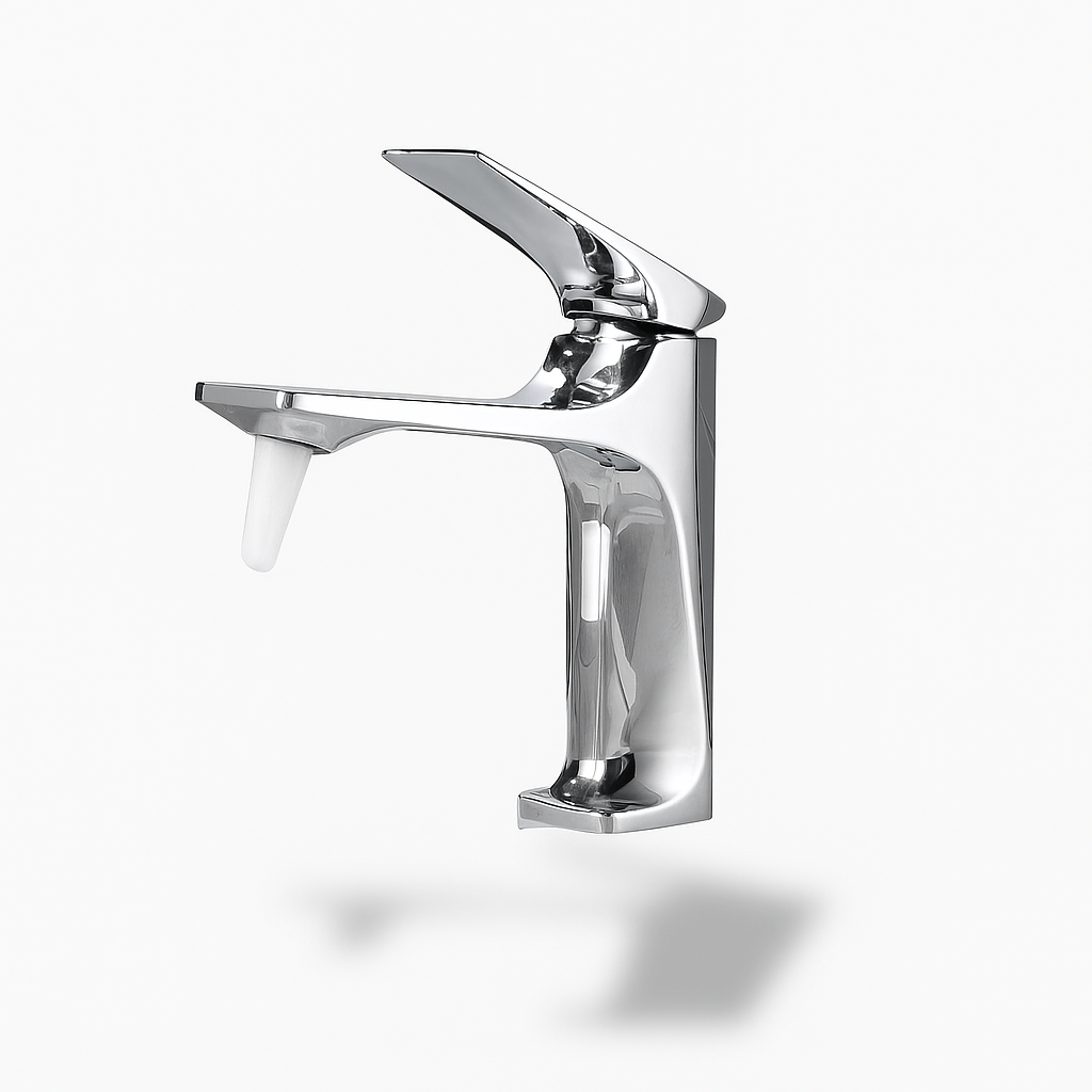 Robinet mitigeur noir lavabo – Design carré moderne