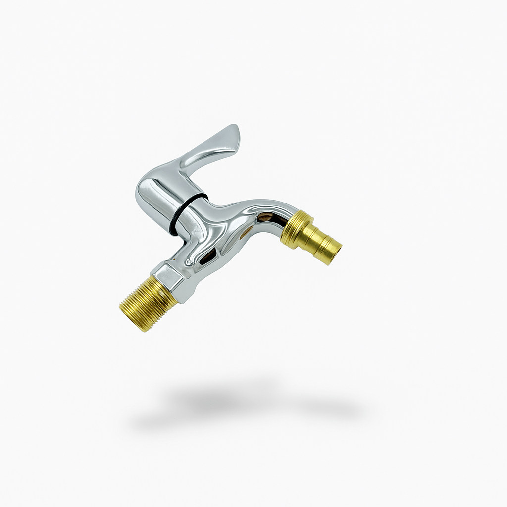 Robinet mural extérieur – Plastique PPR durable & raccord rapide