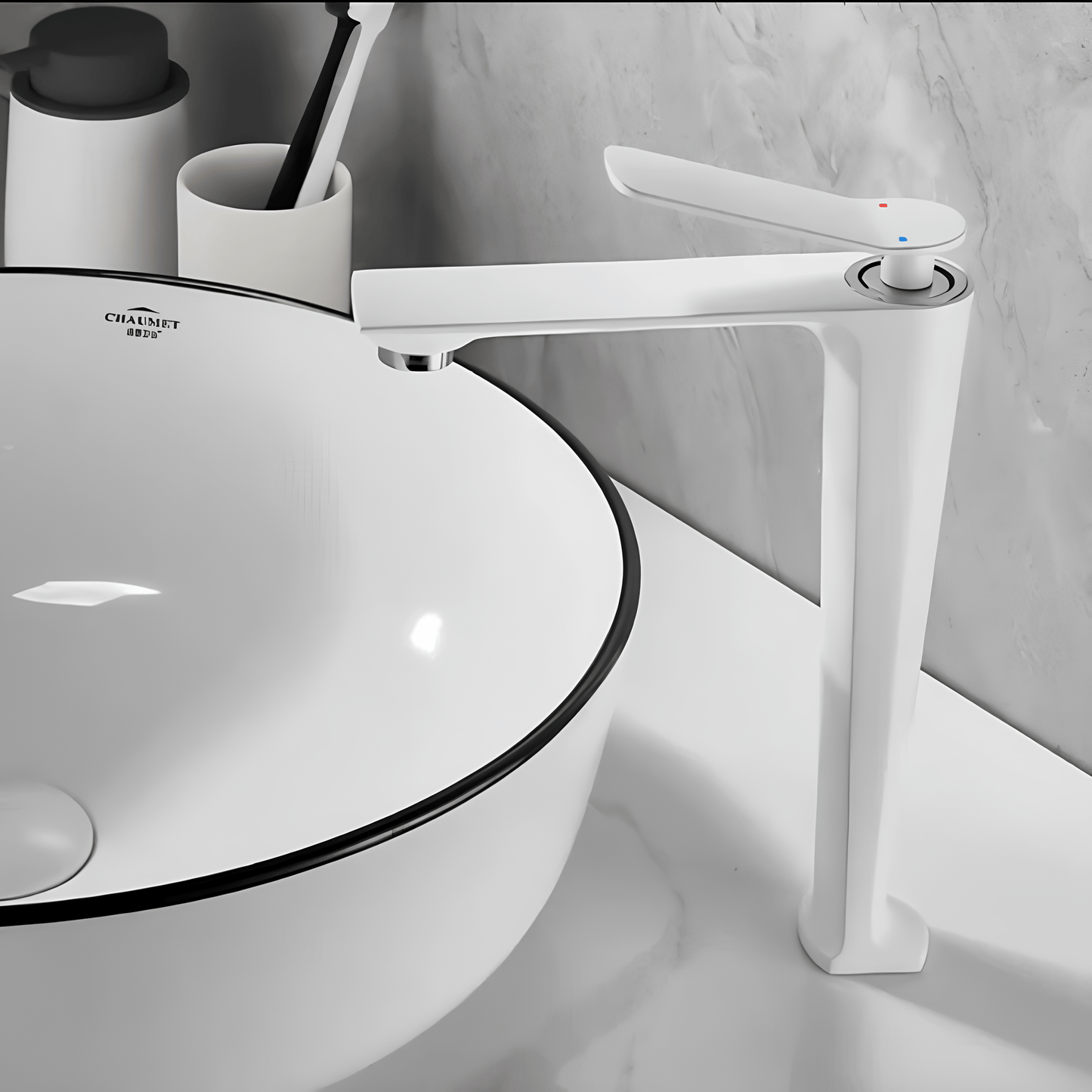 Robinet rose salle de bain – Mitigeur design en laiton ponté