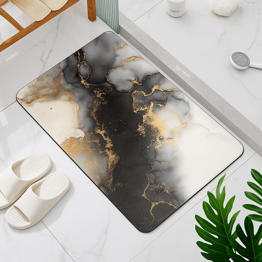 Tapis de Bain Luxe – Ultra-Absorbant & Séchage Rapide