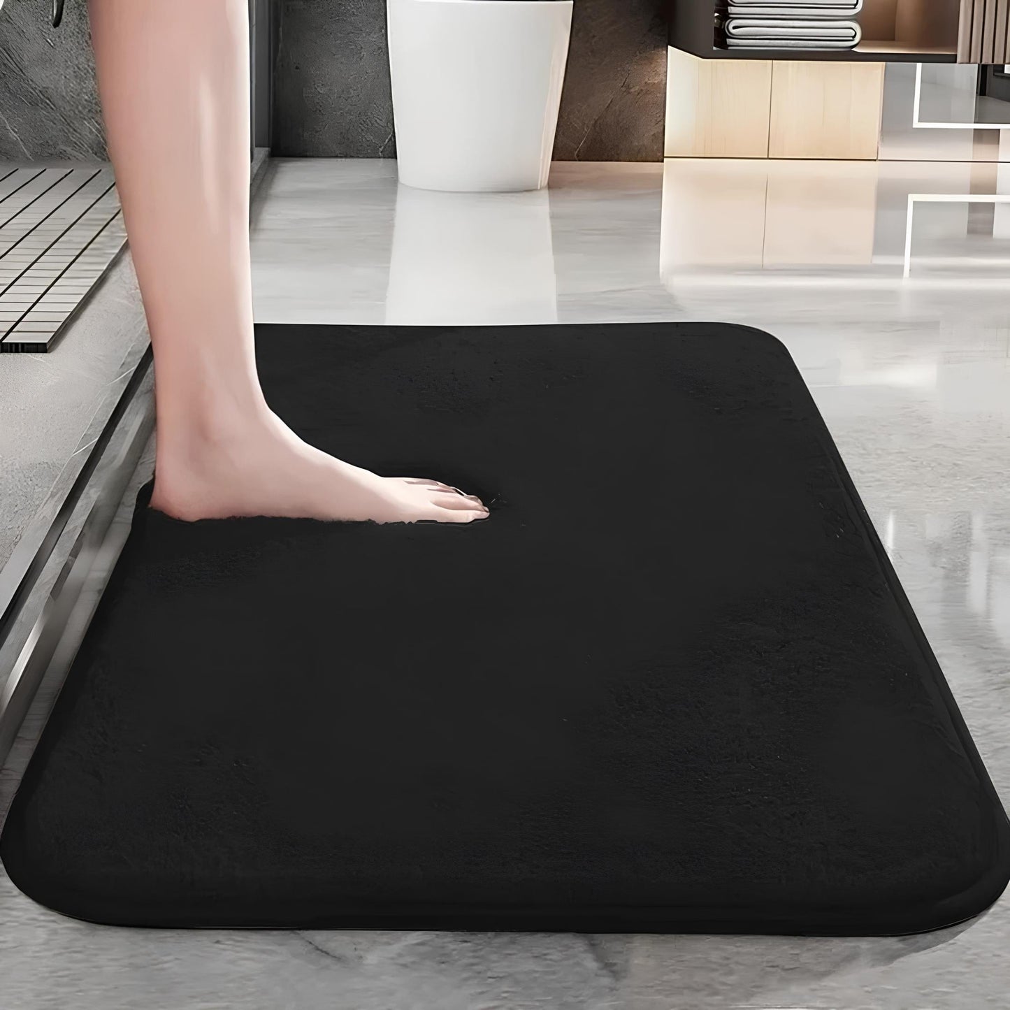 Tapis de Douche Doux – Ultra-Absorbant & Antidérapant