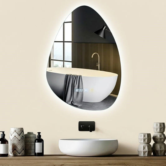 Miroir Salle de Bain LED Design – Éclairage Réglable & Anti-Buée