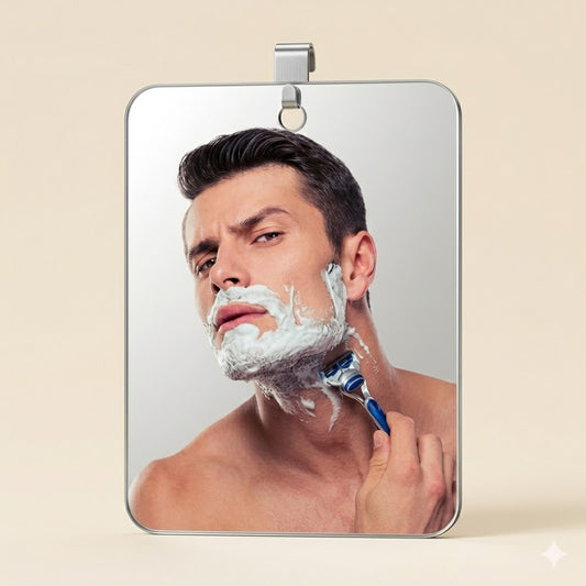 Miroir de Douche Ventouse – Rasage Facile & Vision Claire