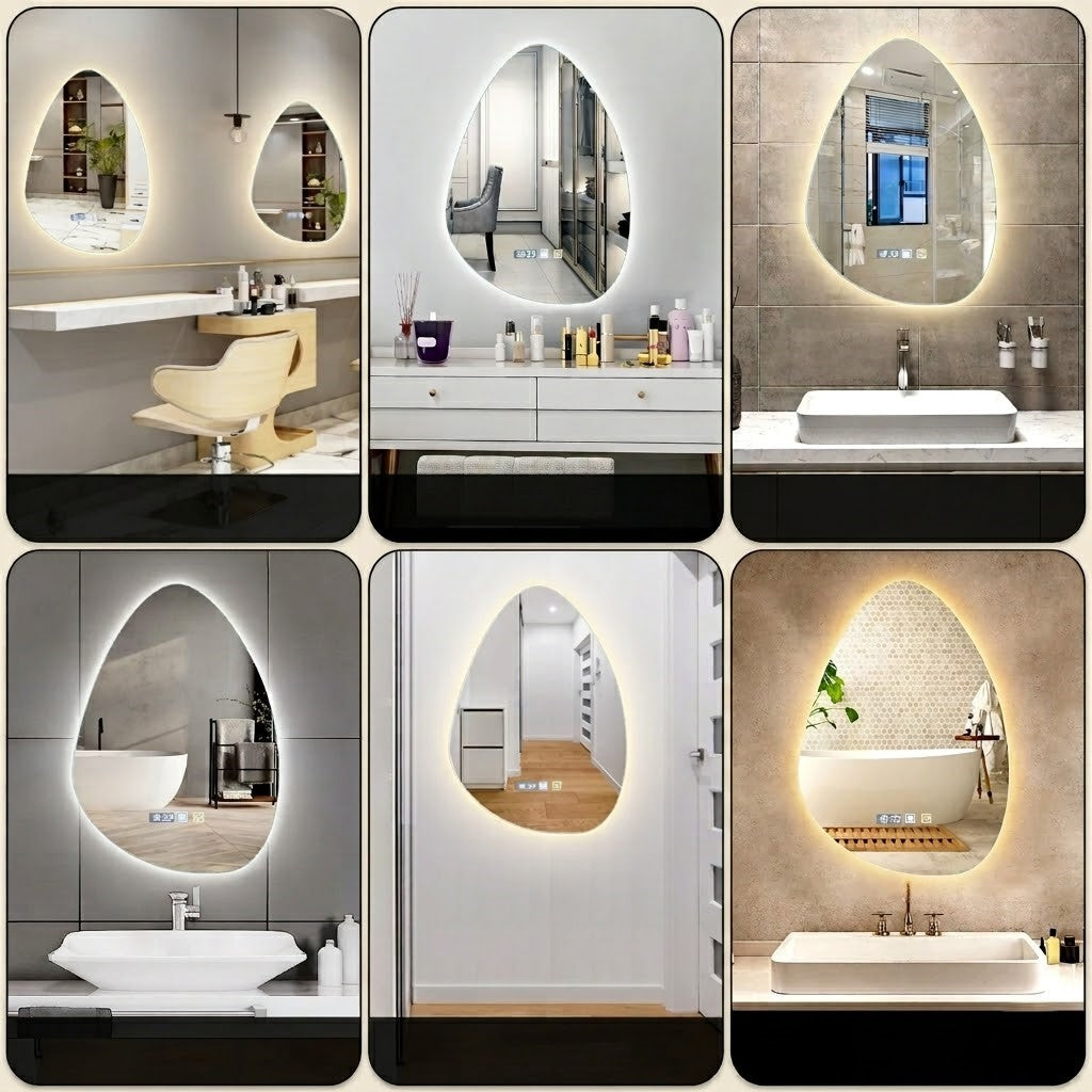 Miroir Salle de Bain LED Design – Éclairage Réglable & Anti-Buée