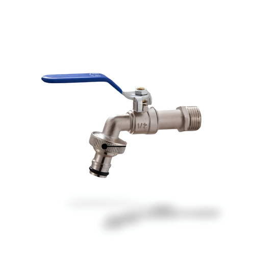 Robinet pour jardin – Alliage zinc, Raccord rapide