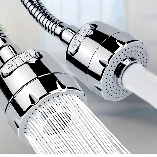 Adaptateur de robinet rotatif 720° anti-éclaboussures