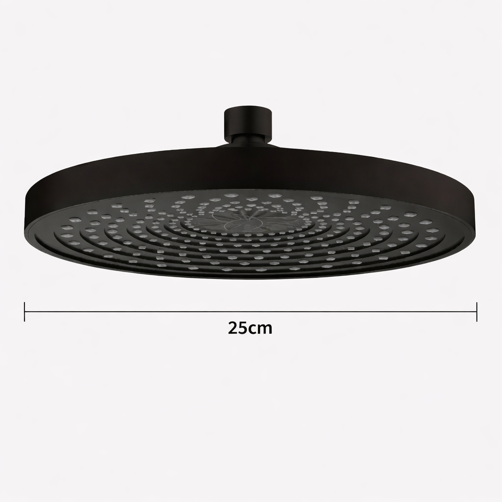 Pommeau de Douche Haute Pression 25 cm – Effet Pluie XXL & Économie d’Eau