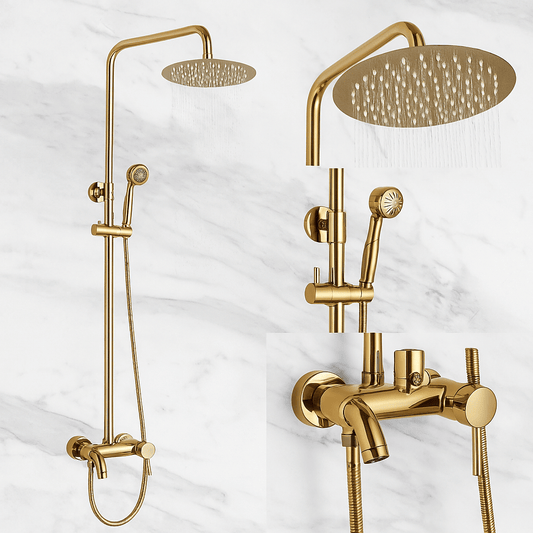Colonne de Douche Dorée Moderne