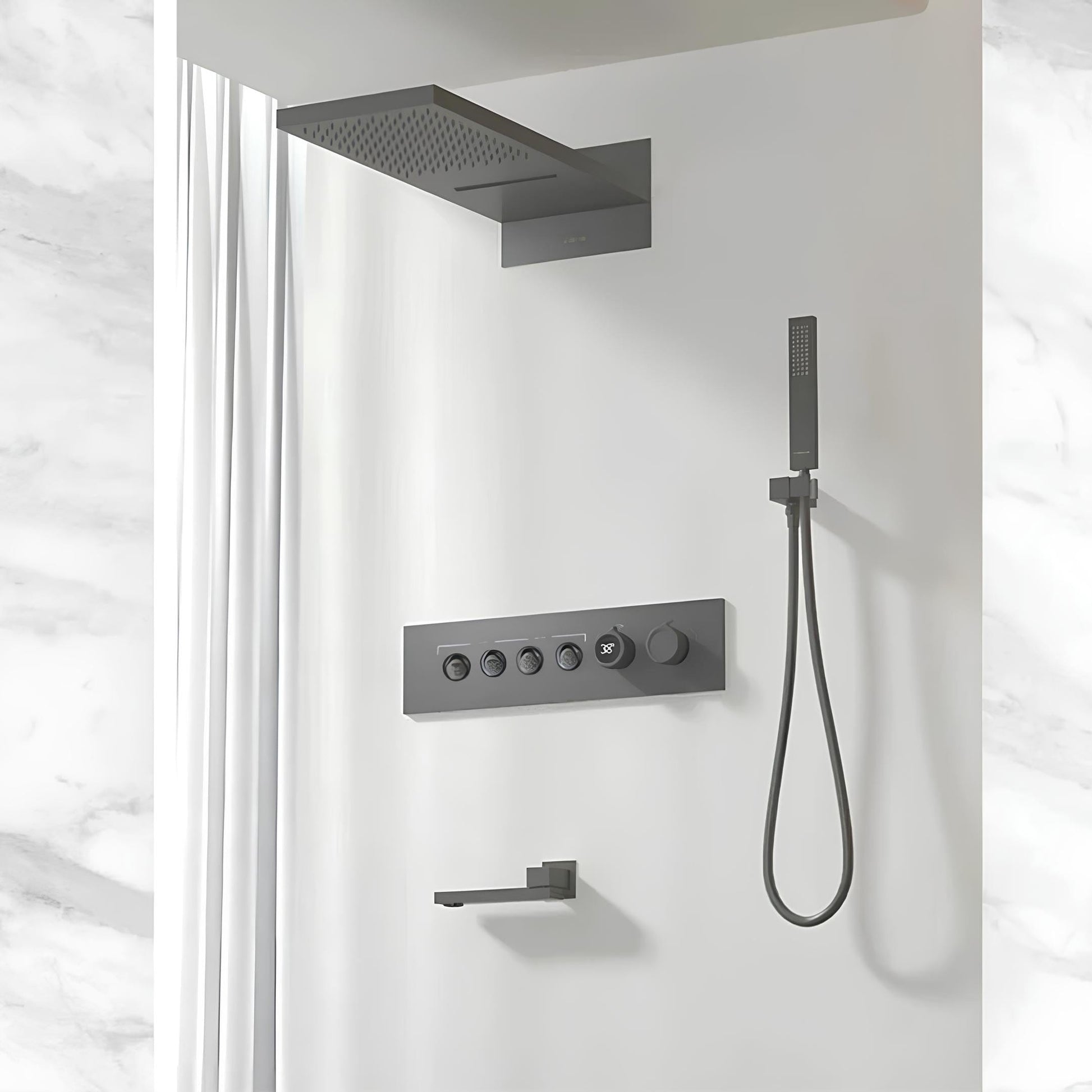 Colonne de Douche Encastrable LED