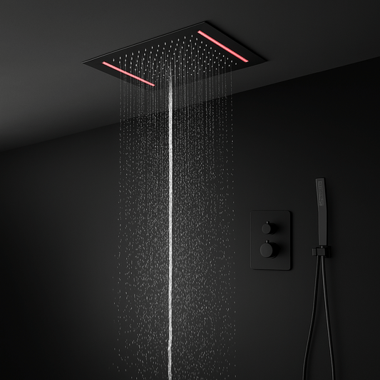 Colonne de Douche Encastrable Plafond LED