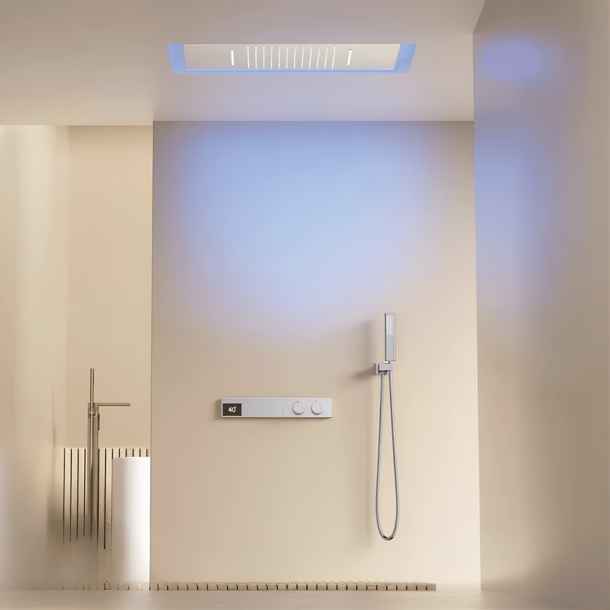 Colonne de Douche Encastrée Thermostatique Digital
