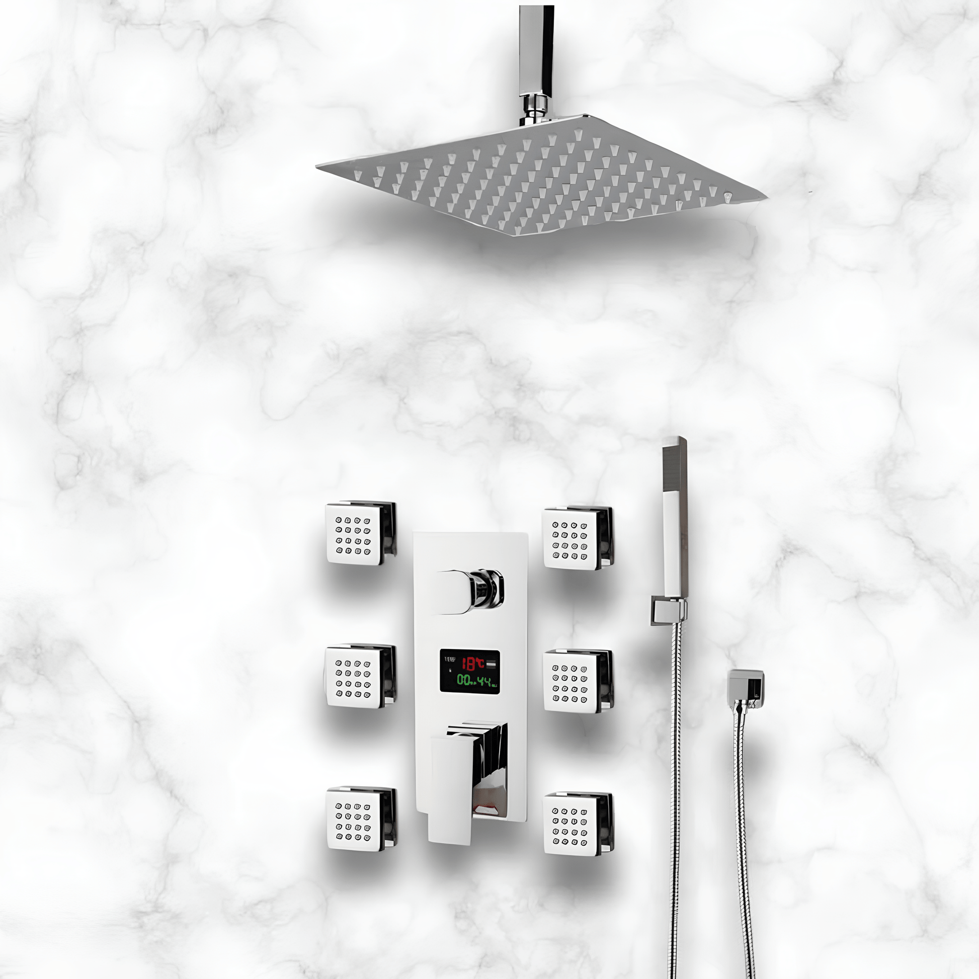 Colonne de Douche Hydromassante LED