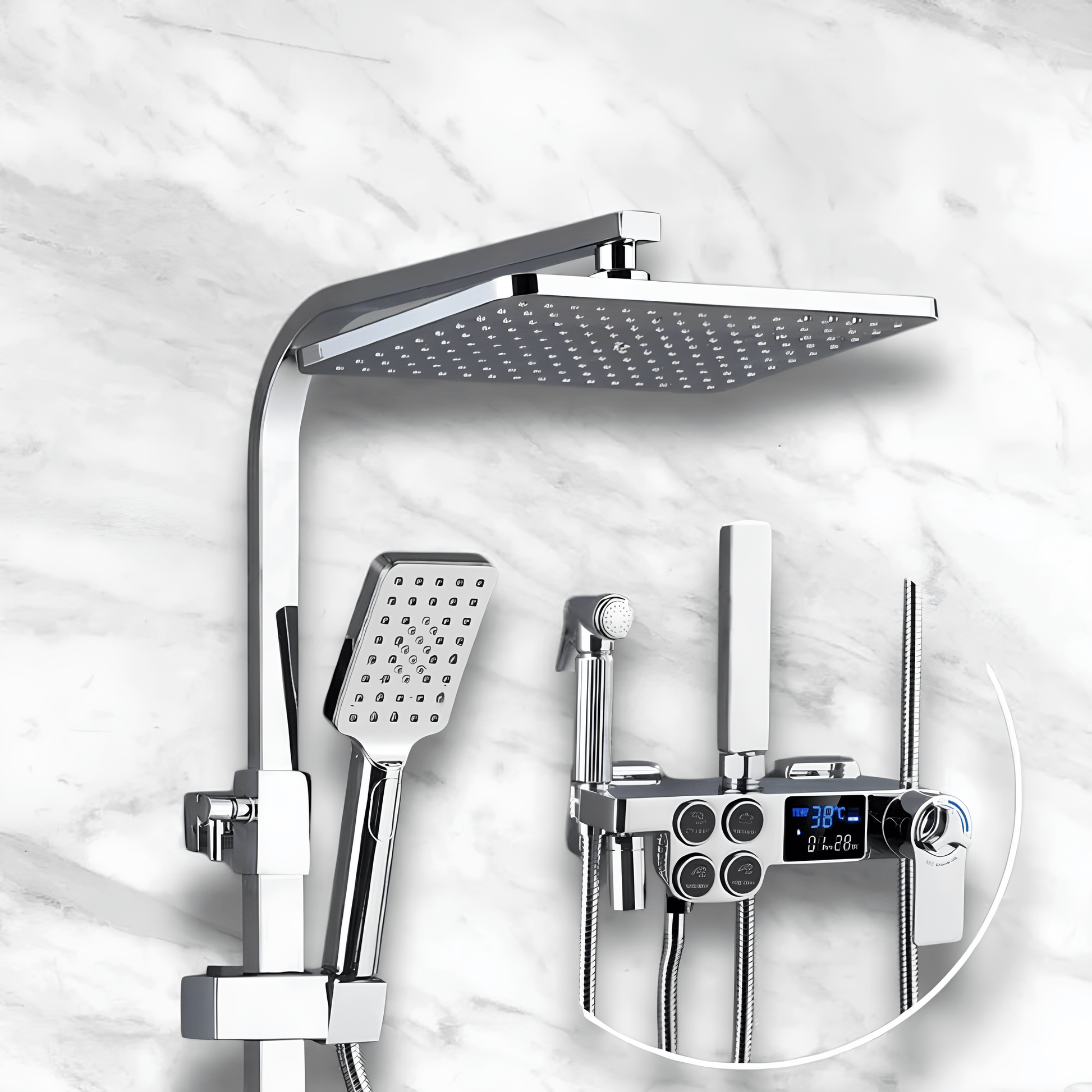 Colonne de Douche Thermostatique Chaud/Froid