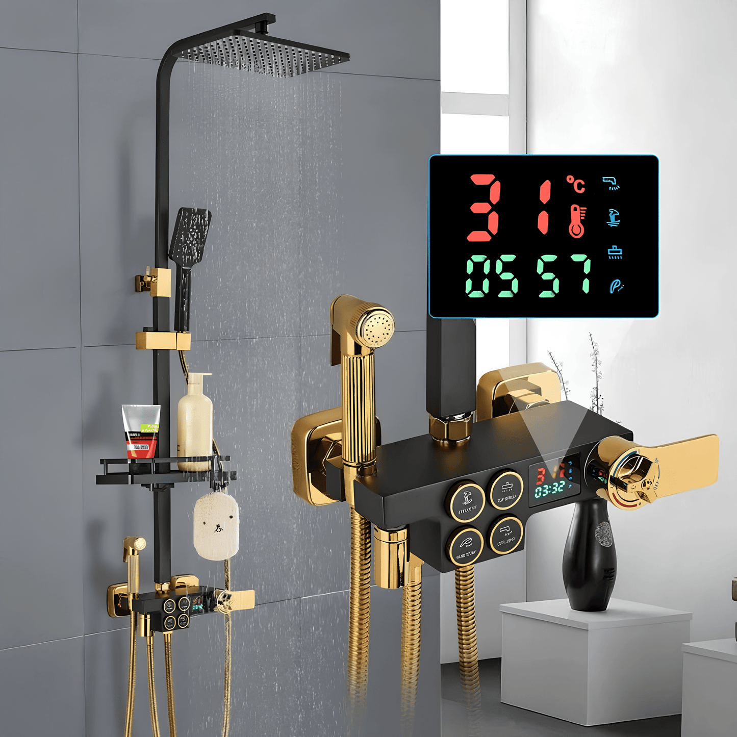 Colonne de Douche Thermostatique Digital