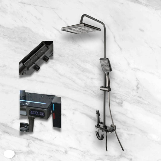 Colonne de Douche Thermostatique Noire