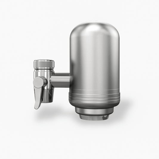 Filtre robinet eau potable acier inoxydable | Charbon actif 5 couches