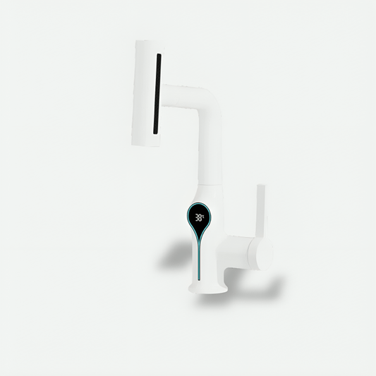 Robinet cascade avec affichage température – robinet digital salle de bain