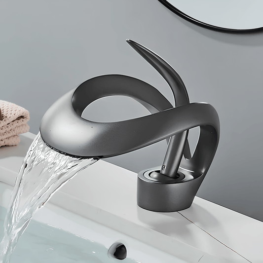 Robinet cascade salle de bain en laiton – Eau chaude et froide