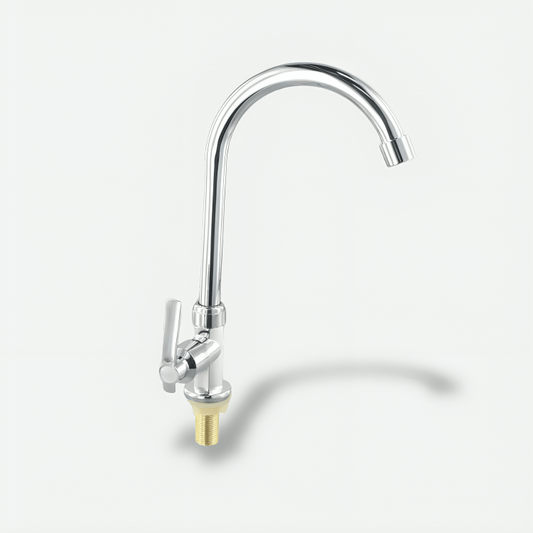 Robinet évier cuisine inox à levier unique | Robinetterie pro