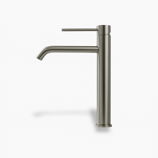 Robinet lavabo or rose brossé – mitigeur haut moderne salle de bain