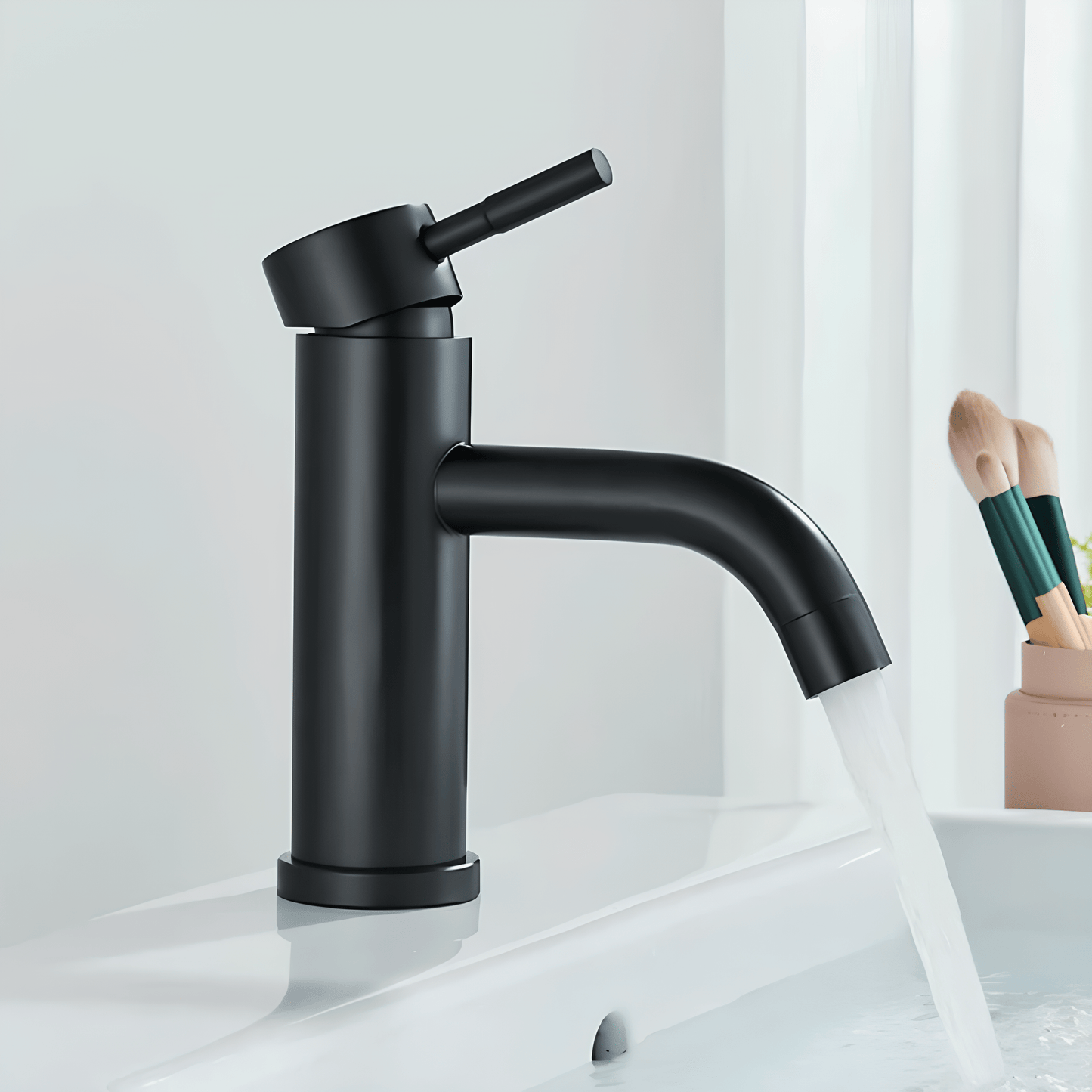 Robinet mitigeur salle de bain laiton brossé – Senlesen