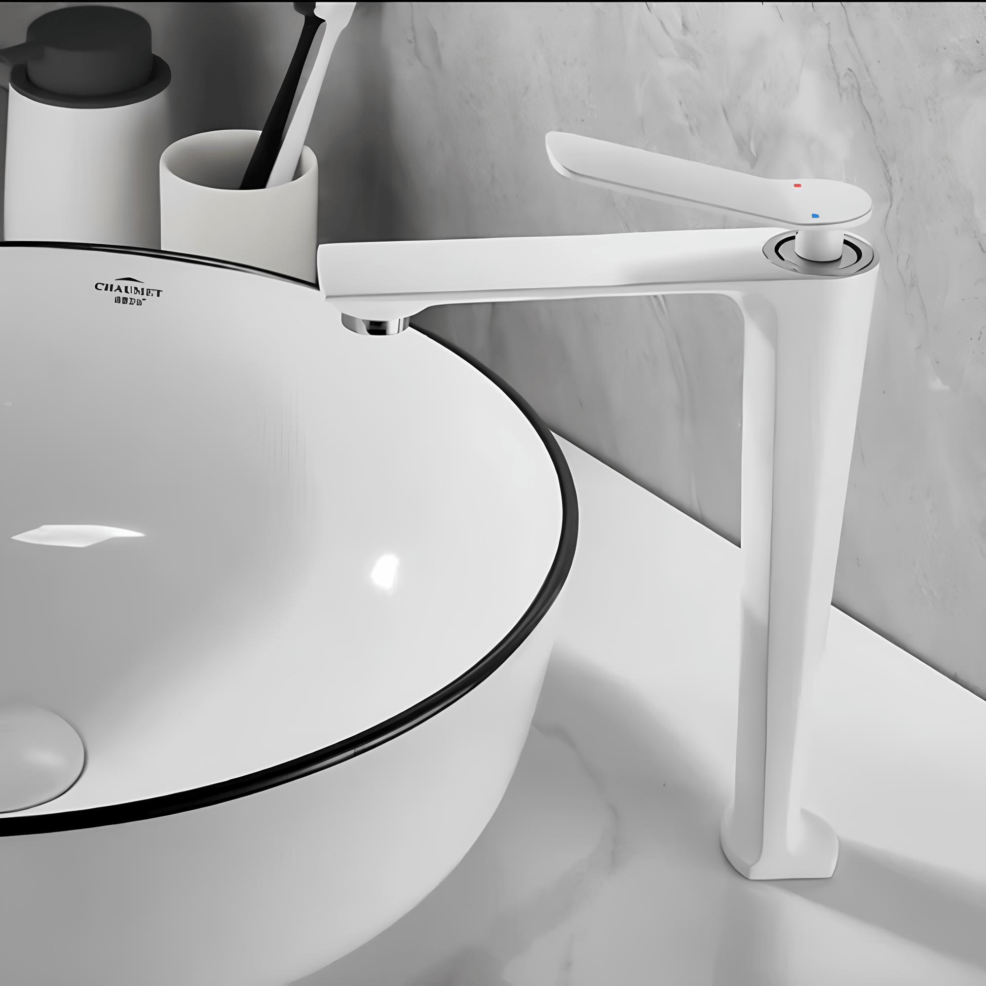 Robinet rose salle de bain – Mitigeur design en laiton ponté